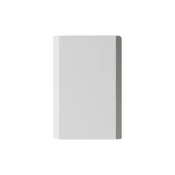 Nichba corbeille à papier - Blanc, 48 L - Nichba
