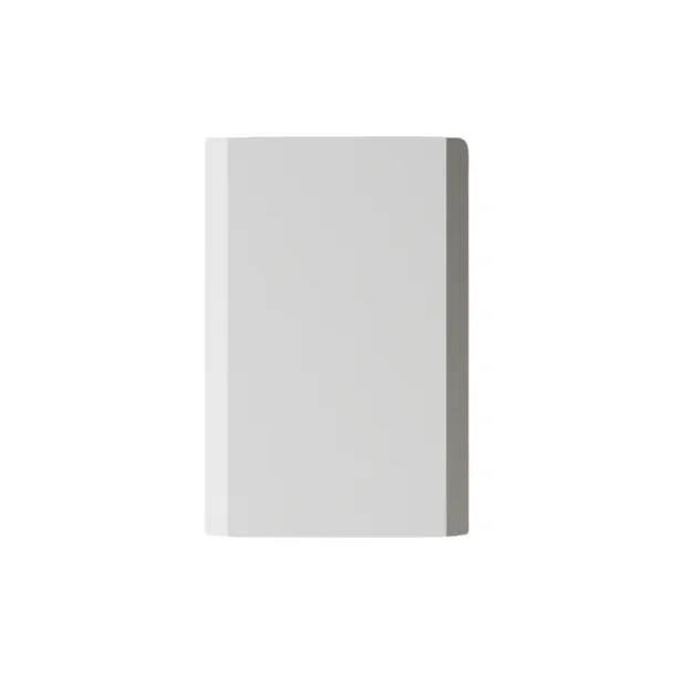 Nichba corbeille à papier - Blanc, 48 L - Nichba