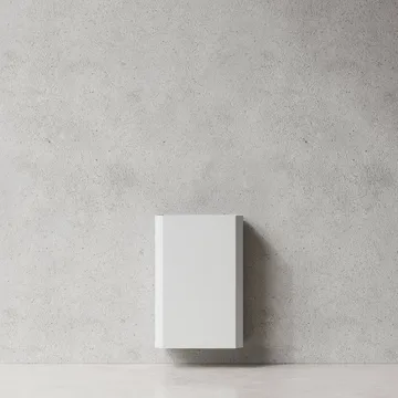 Nichba corbeille à papier - Blanc, 48 L - Nichba