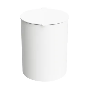 Nichba corbeille à papier de salle de bain - Blanc - Nichba