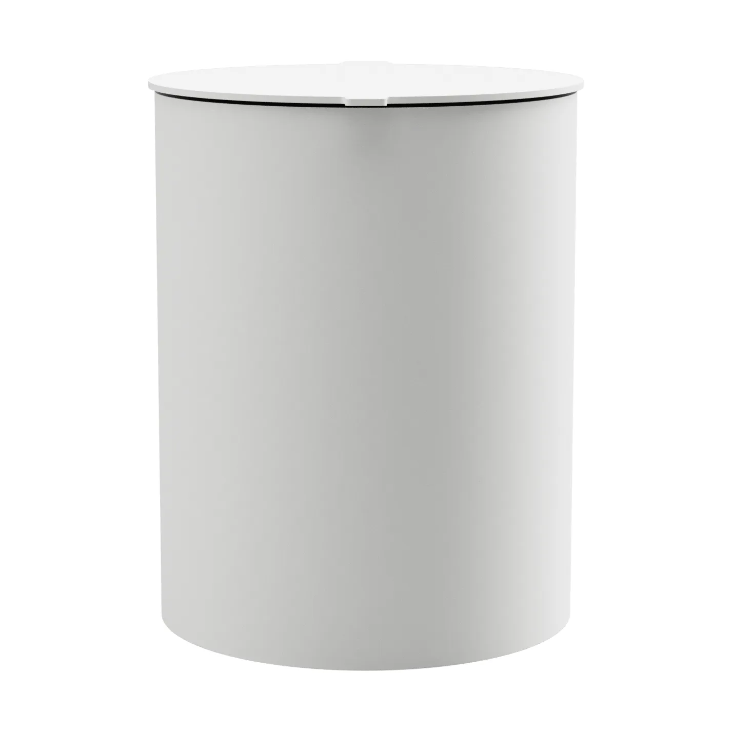 Nichba corbeille à papier de salle de bain, Blanc Nichba