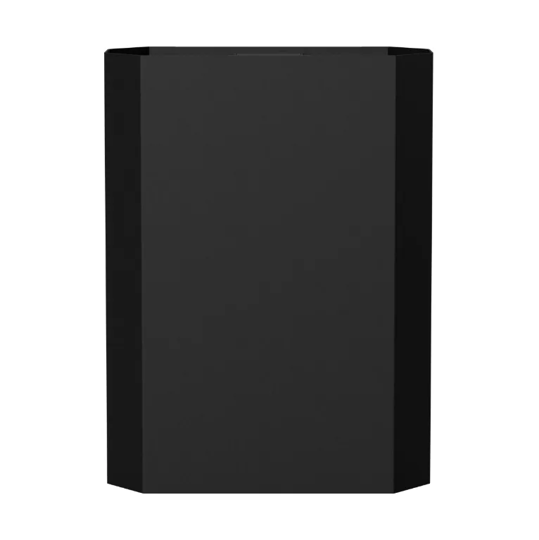 Nichba corbeille à papier, Noir, 12 L Nichba