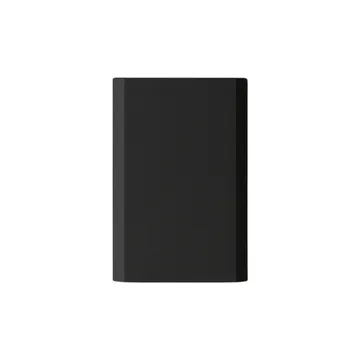 Nichba corbeille à papier - Noir, 48 L - Nichba