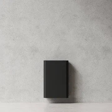 Nichba corbeille à papier - Noir, 48 L - Nichba