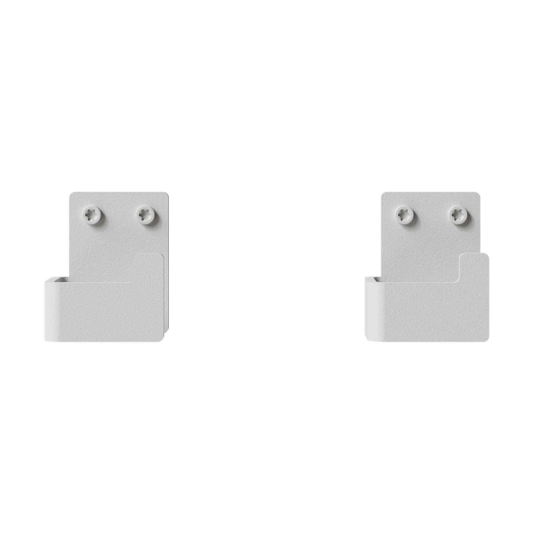 Nichba crochet porte-serviette, Blanc, lot de 2 Nichba