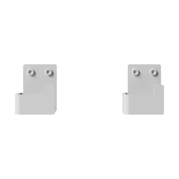 Nichba crochet porte-serviette - Blanc, lot de 2 - Nichba
