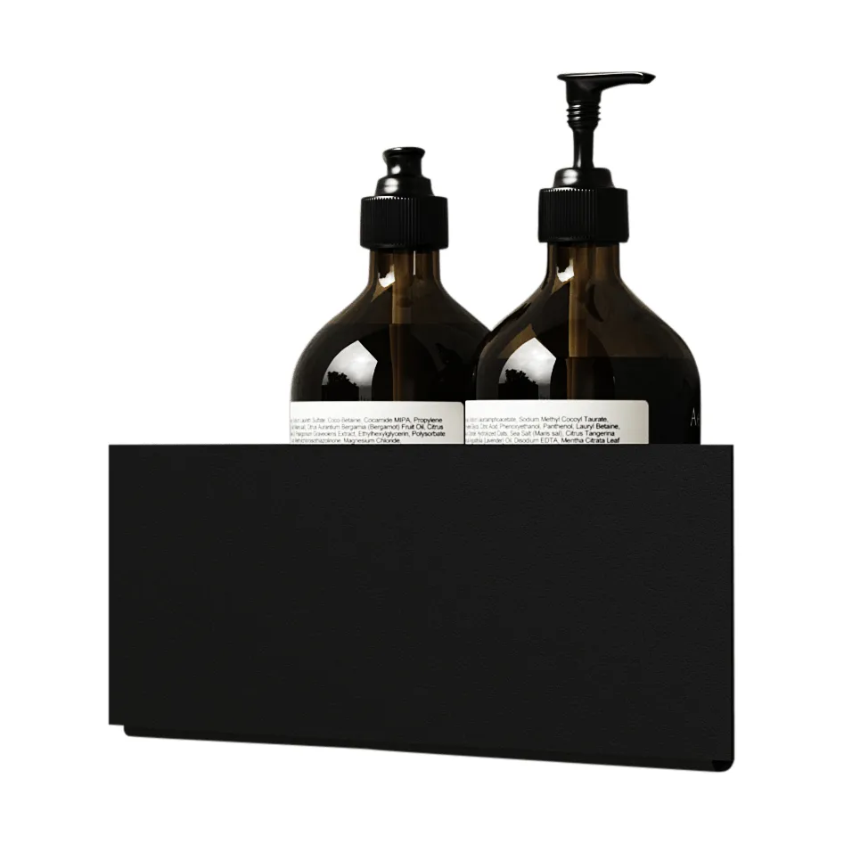 Nichba étagère de douche, Black, angle Nichba