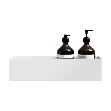 Nichba étagère de douche - Blanc, 40 cm - Nichba