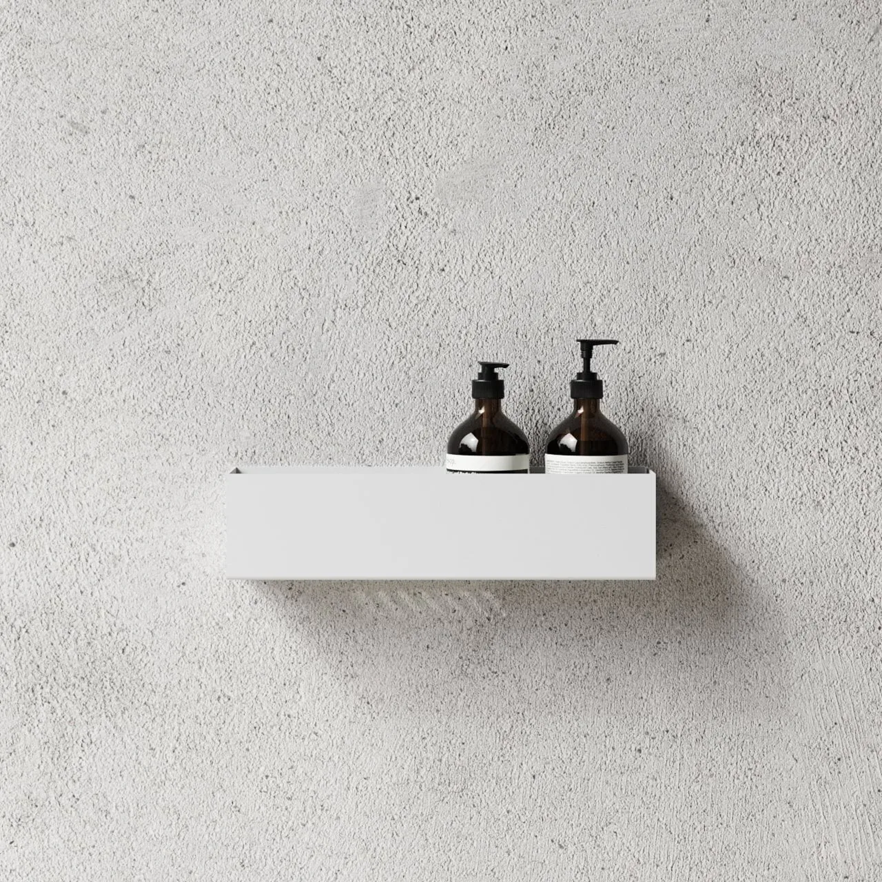 Nichba étagère de douche, Blanc, 40 cm Nichba
