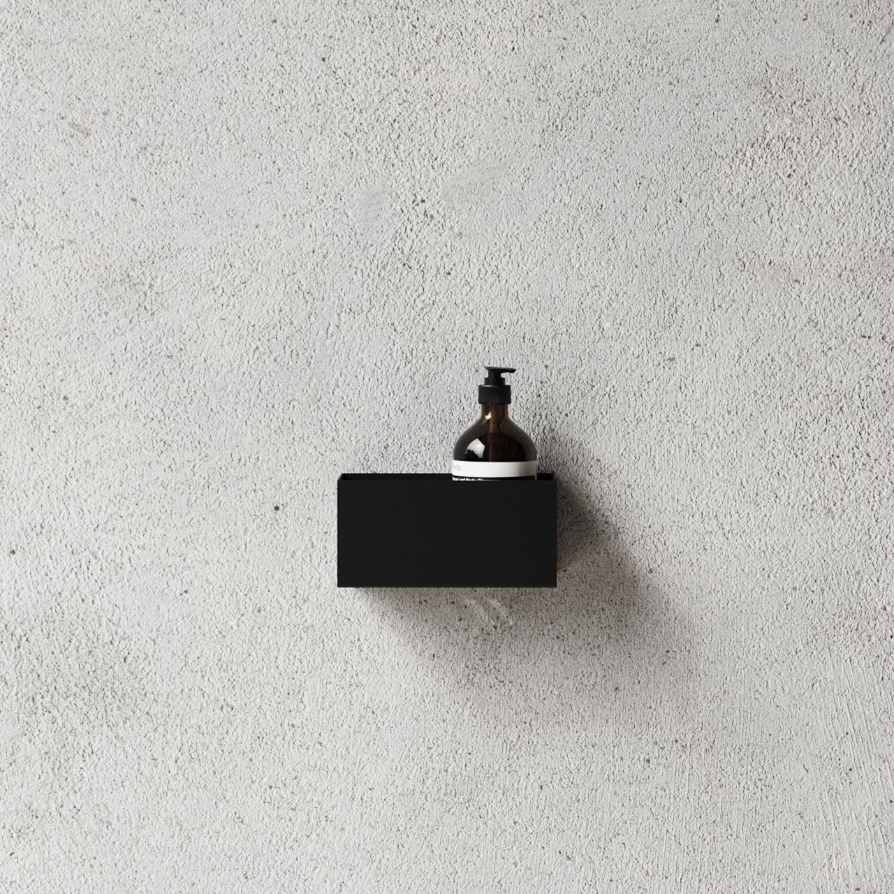 Nichba étagère de douche, Noir, 20 cm Nichba