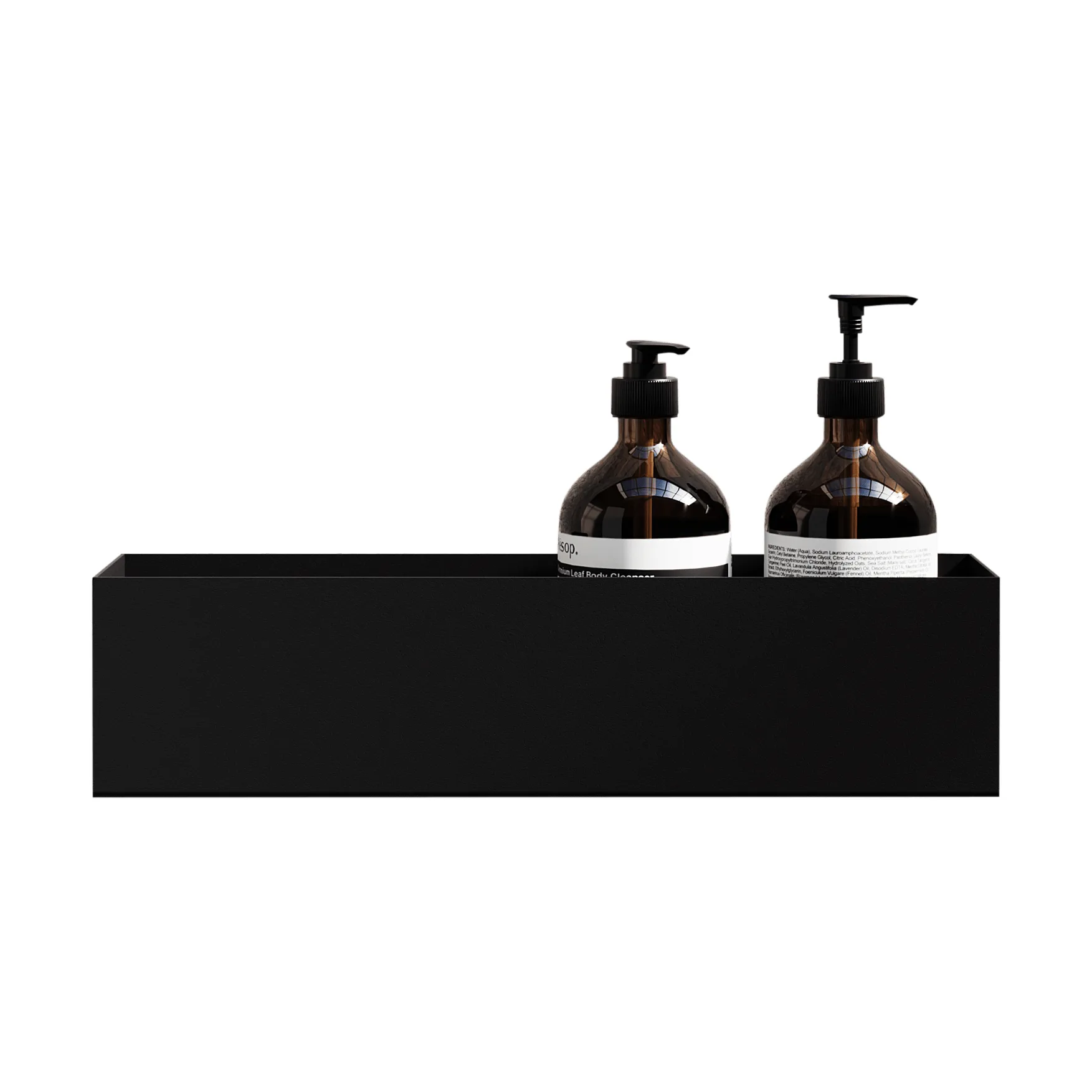 Nichba étagère de douche, Noir, 40 cm Nichba