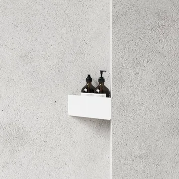 Nichba étagère de douche - White, angle - Nichba