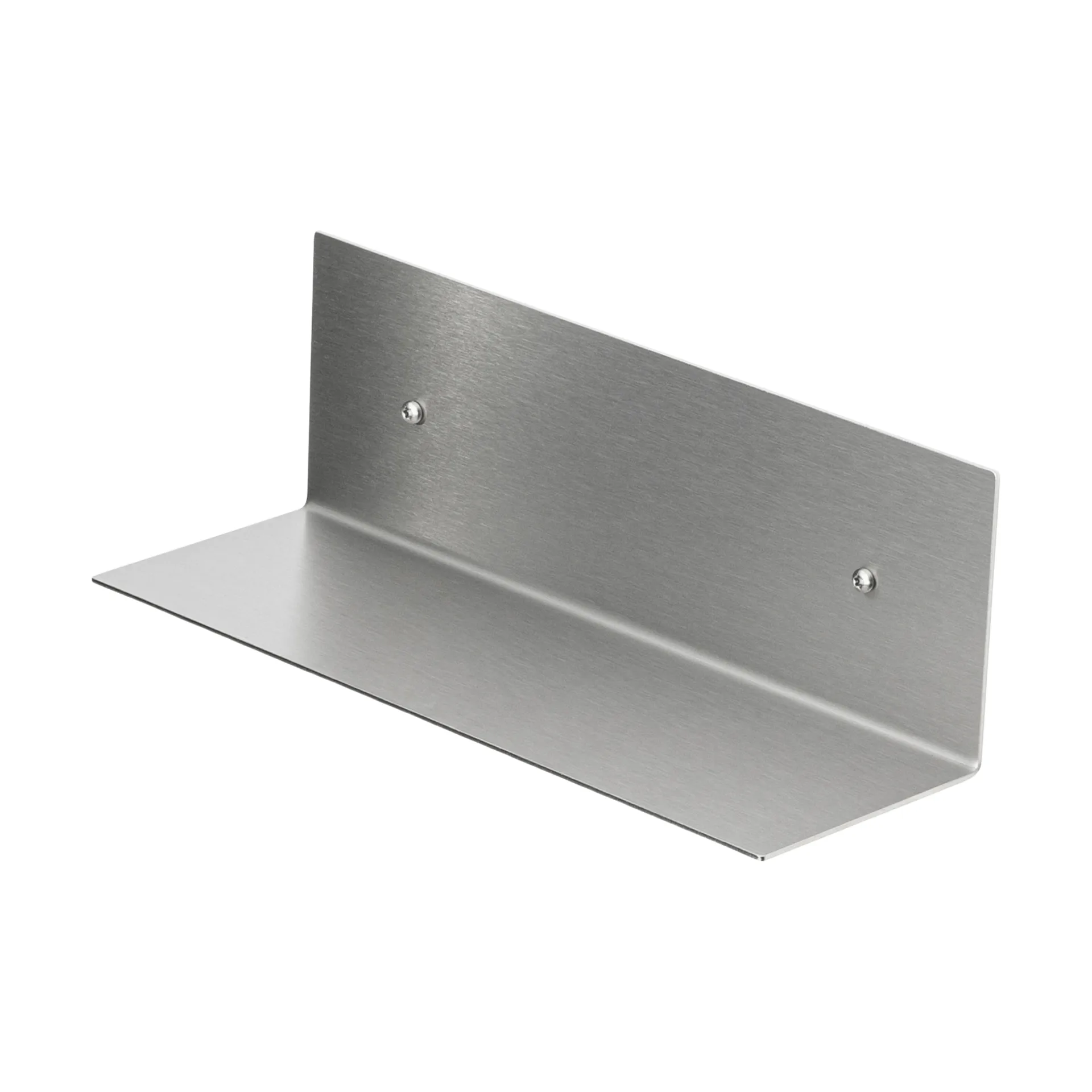 Nichba étagère de salle de bain, Acier inoxydable brossé, 30 cm Nichba