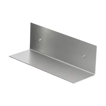 Nichba étagère de salle de bain - Acier inoxydable brossé, 30 cm - Nichba