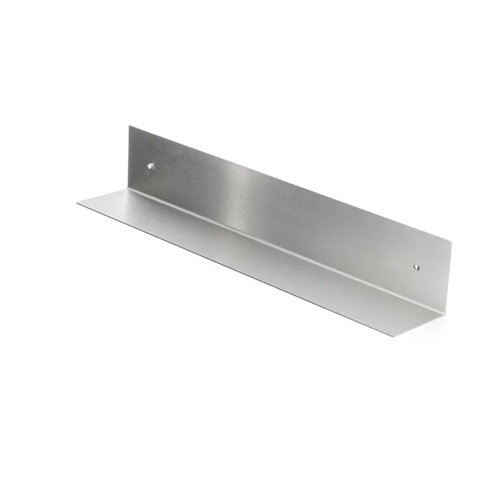 Nichba étagère de salle de bain - Acier inoxydable brossé, 60 cm - Nichba