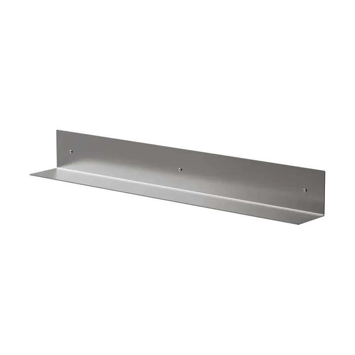 Nichba étagère de salle de bain - Acier inoxydable brossé, 80 cm - Nichba