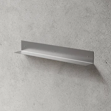 Nichba étagère de salle de bain - Acier inoxydable brossé, 80 cm - Nichba
