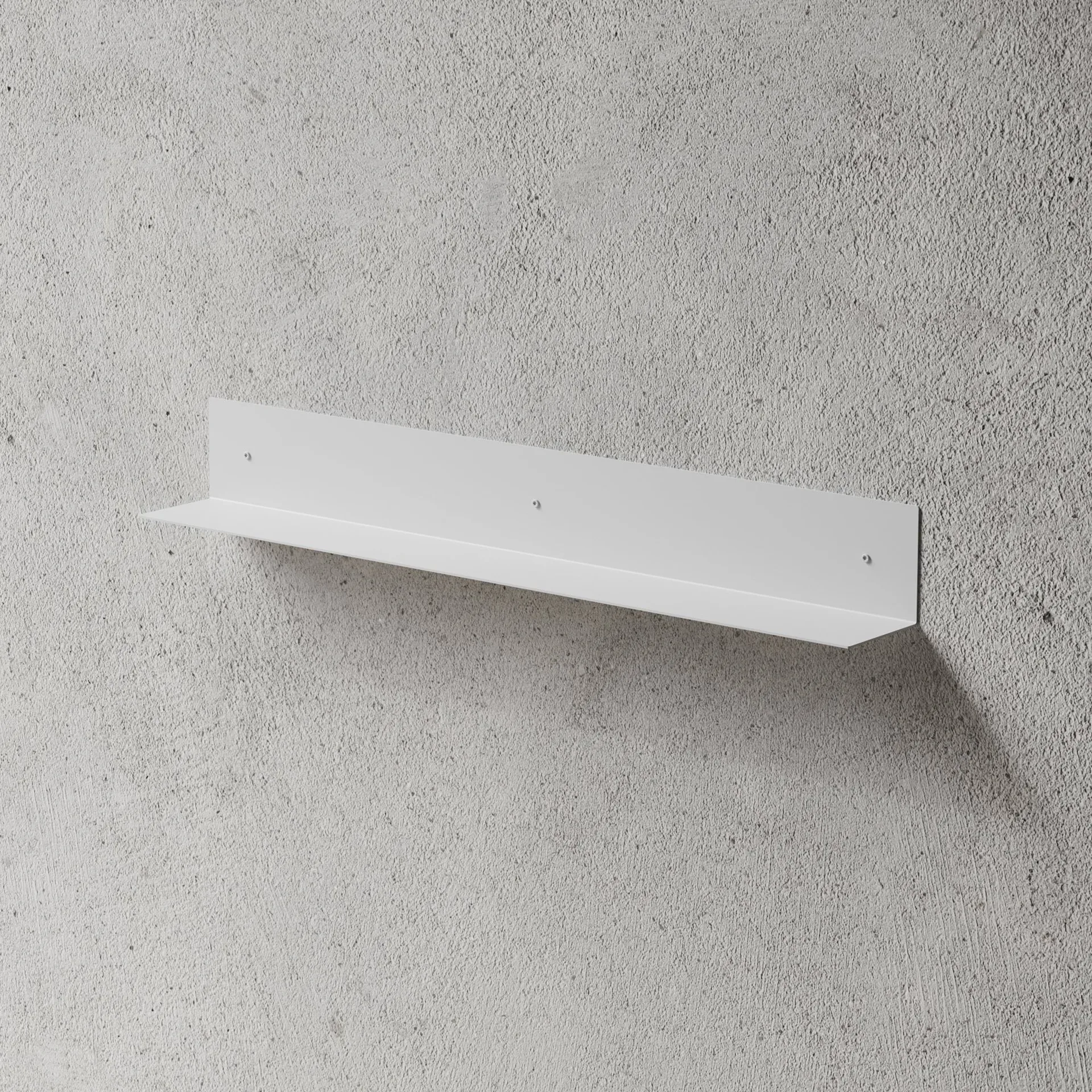 Nichba étagère de salle de bain, Blanc, 80 cm Nichba