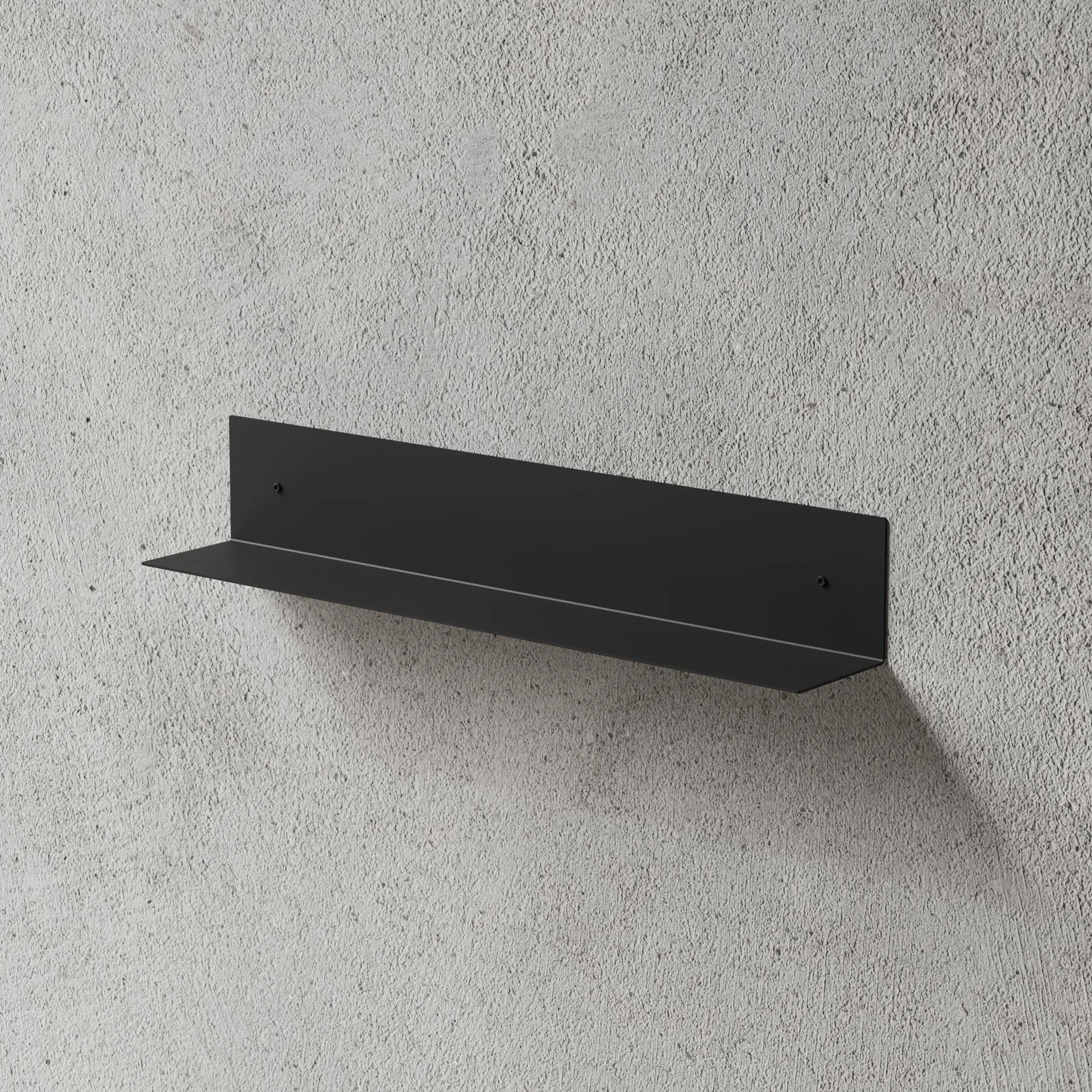 Nichba étagère de salle de bain, Noir, 60 cm Nichba
