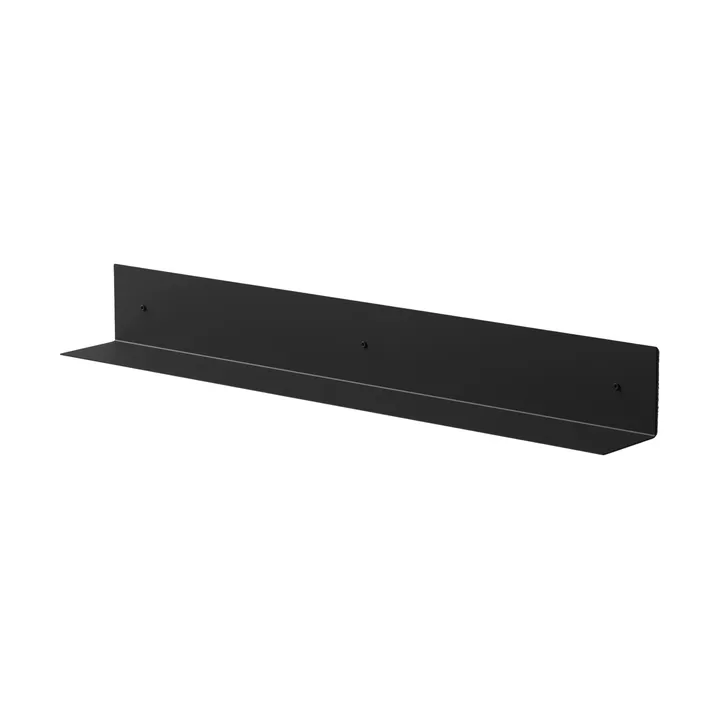 Nichba étagère de salle de bain - Noir, 80 cm - Nichba