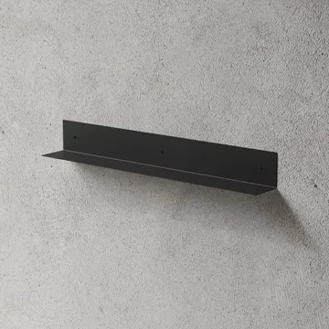 Nichba étagère de salle de bain - Noir, 80 cm - Nichba