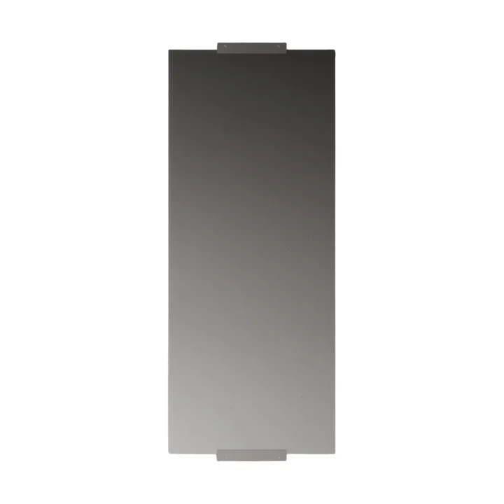 Nichba miroir mural - Acier inoxydable brossé, 145x60 cm - Nichba