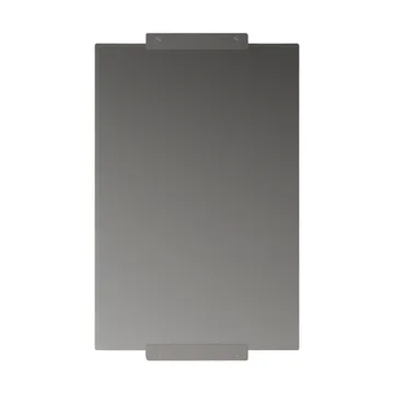 Nichba miroir mural - Acier inoxydable brossé, 70x50 cm - Nichba