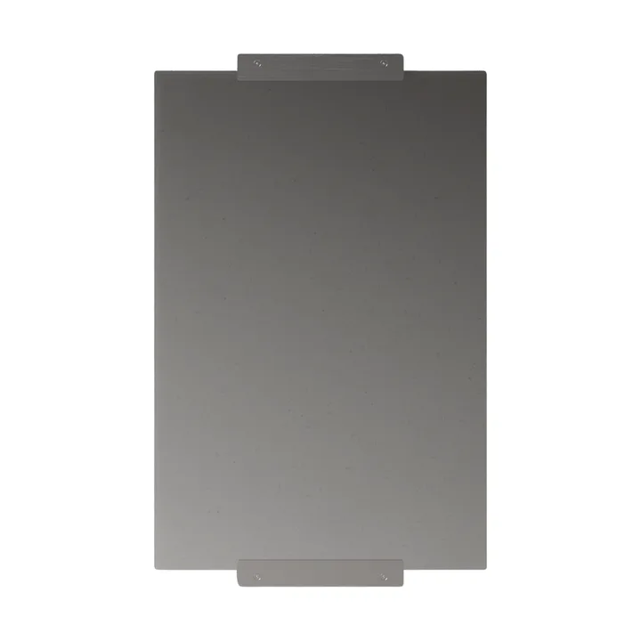 Nichba miroir mural - Acier inoxydable brossé, 70x50 cm - Nichba