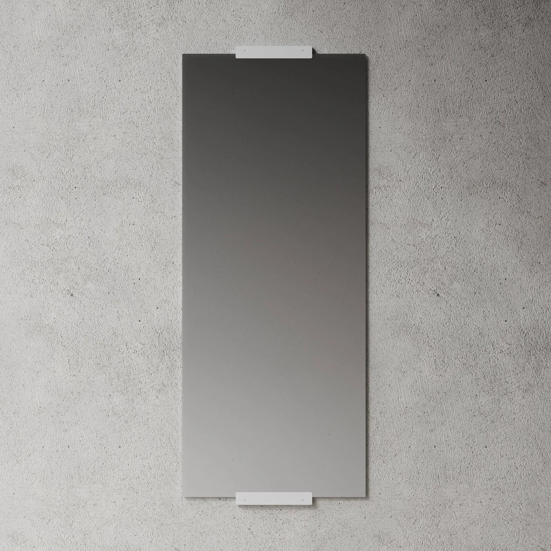 Nichba miroir mural, Blanc, 145x60 cm Nichba