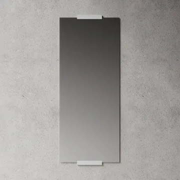 Nichba miroir mural - Blanc, 145x60 cm - Nichba