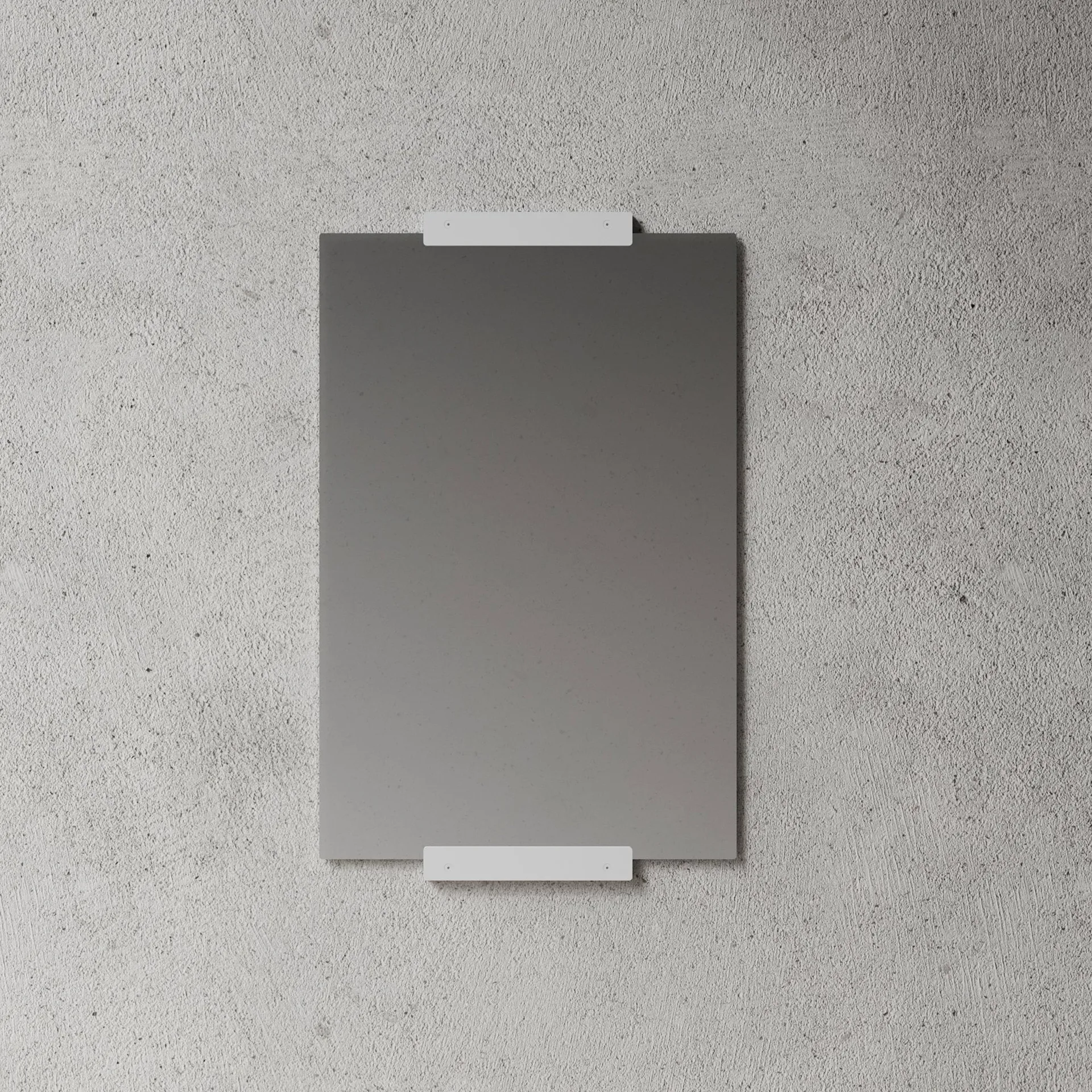 Nichba miroir mural, Blanc, 70x50 cm Nichba
