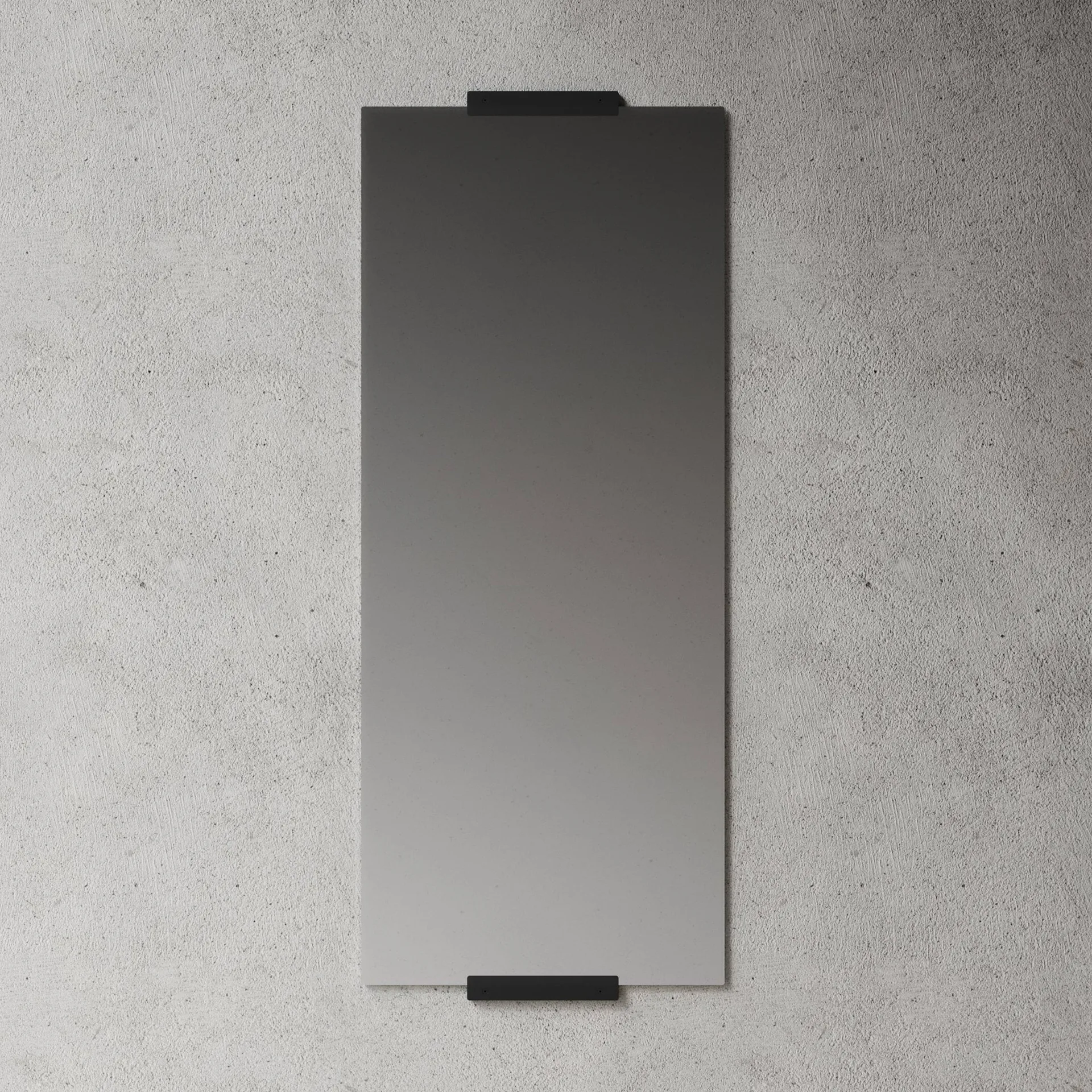 Nichba miroir mural, Noir, 145x60 cm Nichba