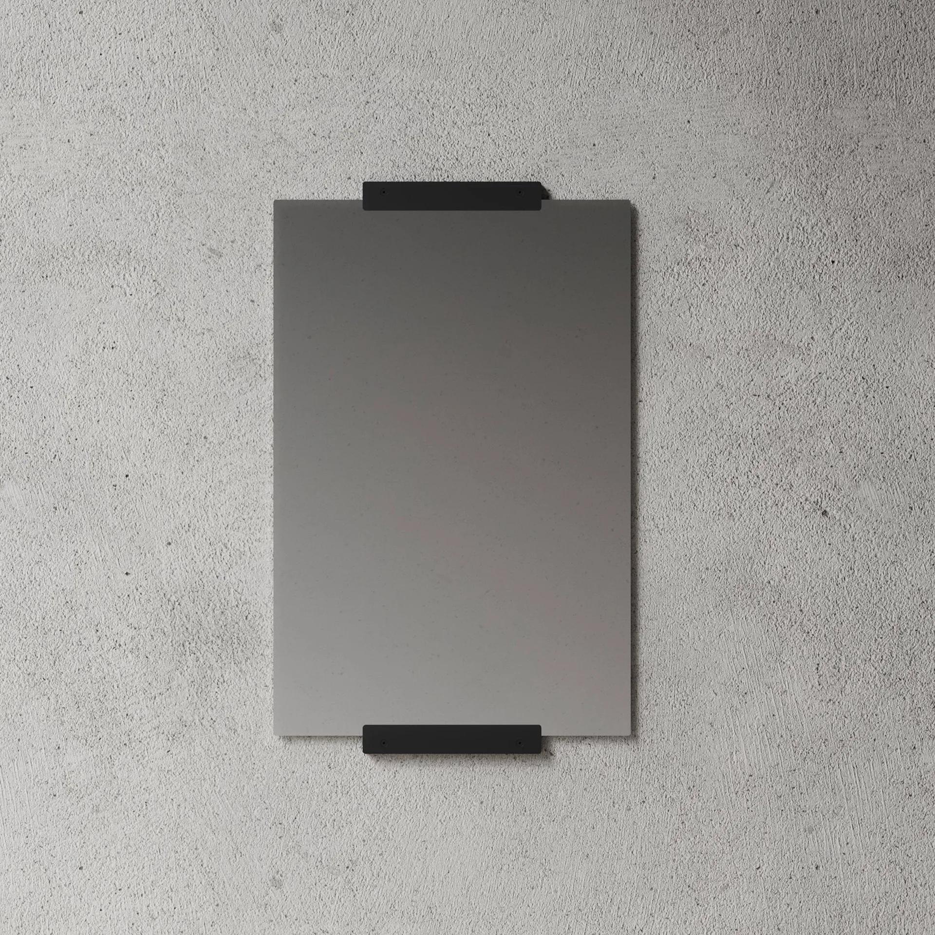 Nichba miroir mural, Noir, 70x50 cm Nichba