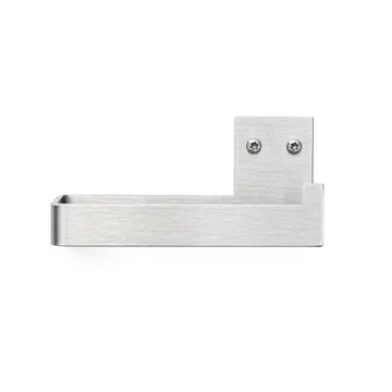 Nichba porte-papier toilette - Acier inoxydable brossé - Nichba