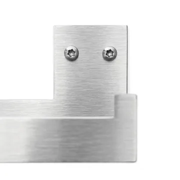 Nichba porte-papier toilette - Acier inoxydable brossé - Nichba