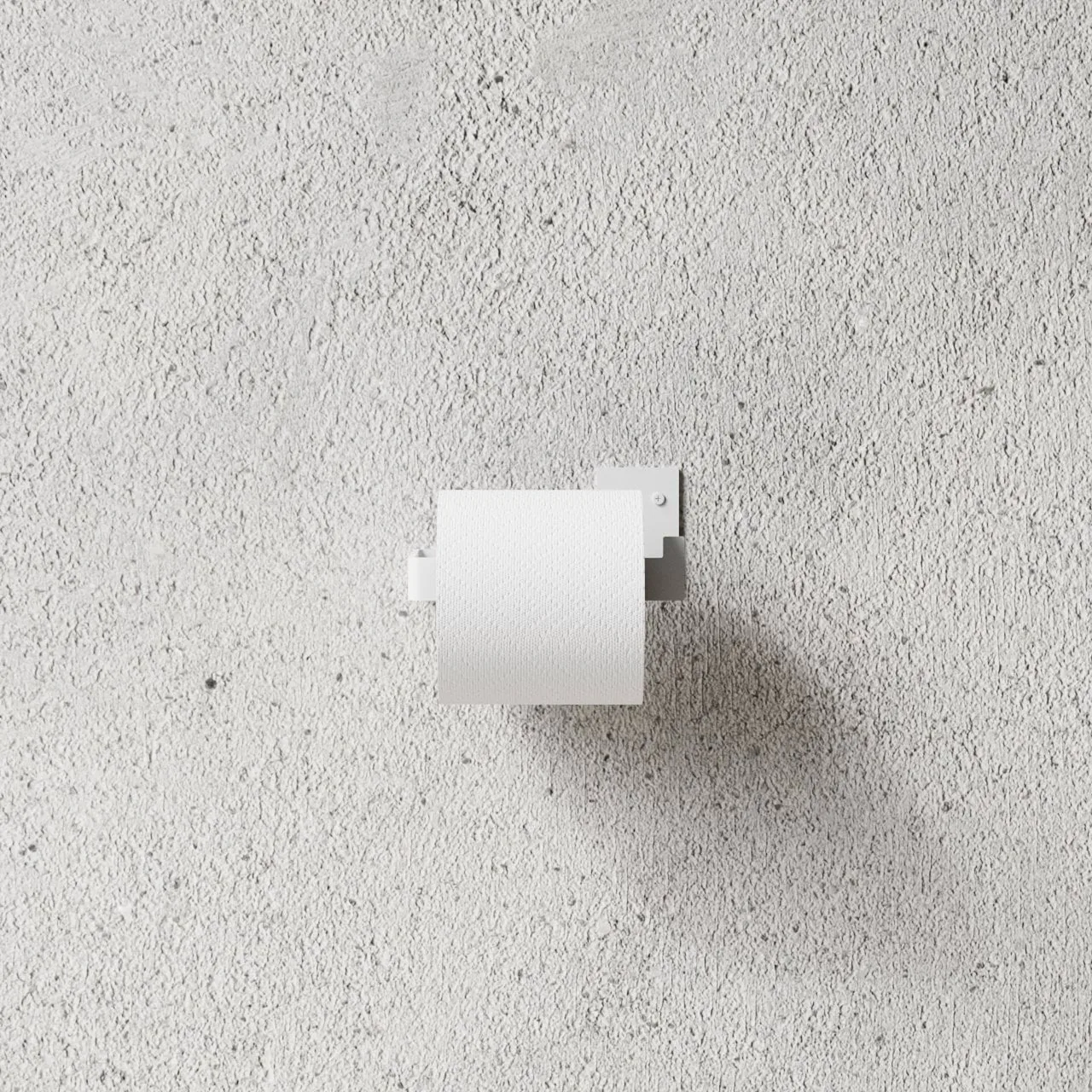 Nichba porte-papier toilette, Blanc Nichba