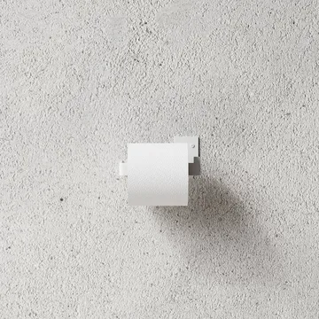 Nichba porte-papier toilette - Blanc - Nichba