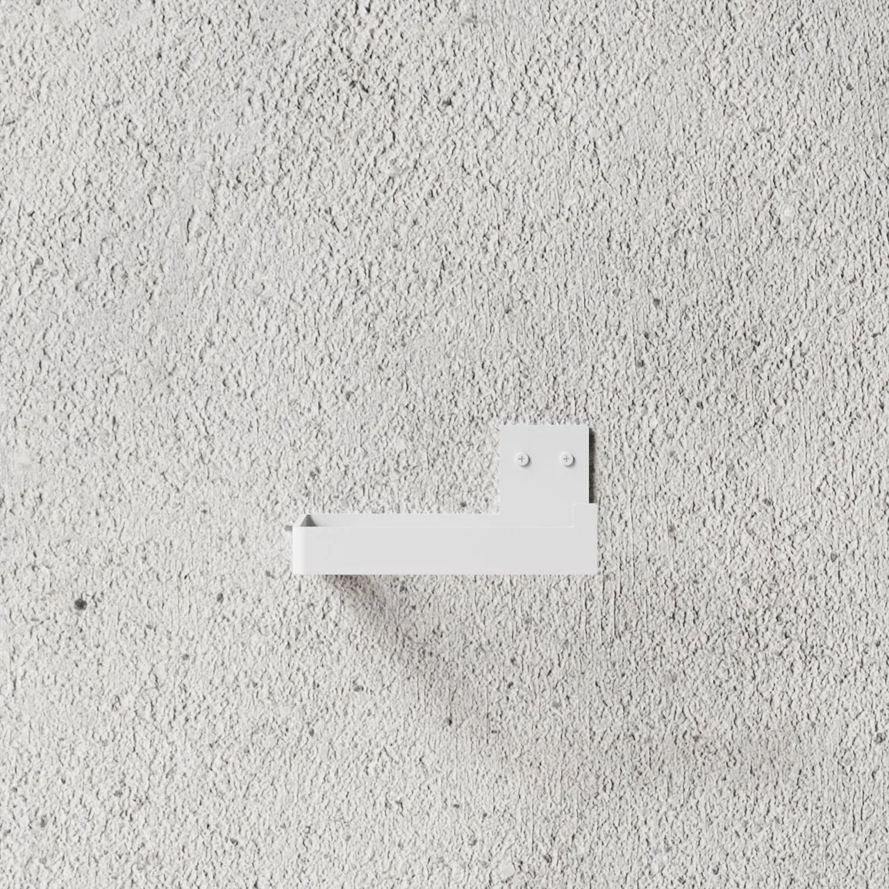 Nichba porte-papier toilette, Blanc Nichba