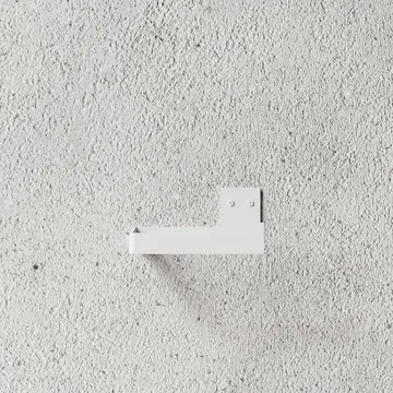 Nichba porte-papier toilette - Blanc - Nichba