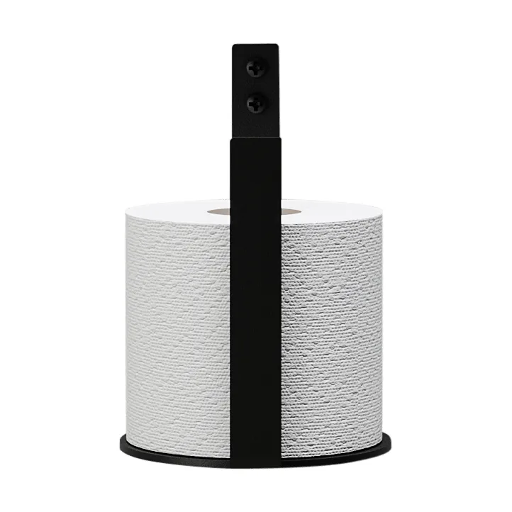 Nichba porte-papier toilette supplémentaire, Black Nichba
