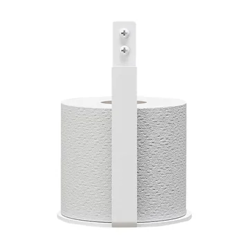 Nichba porte-papier toilette supplémentaire - Blanc - Nichba