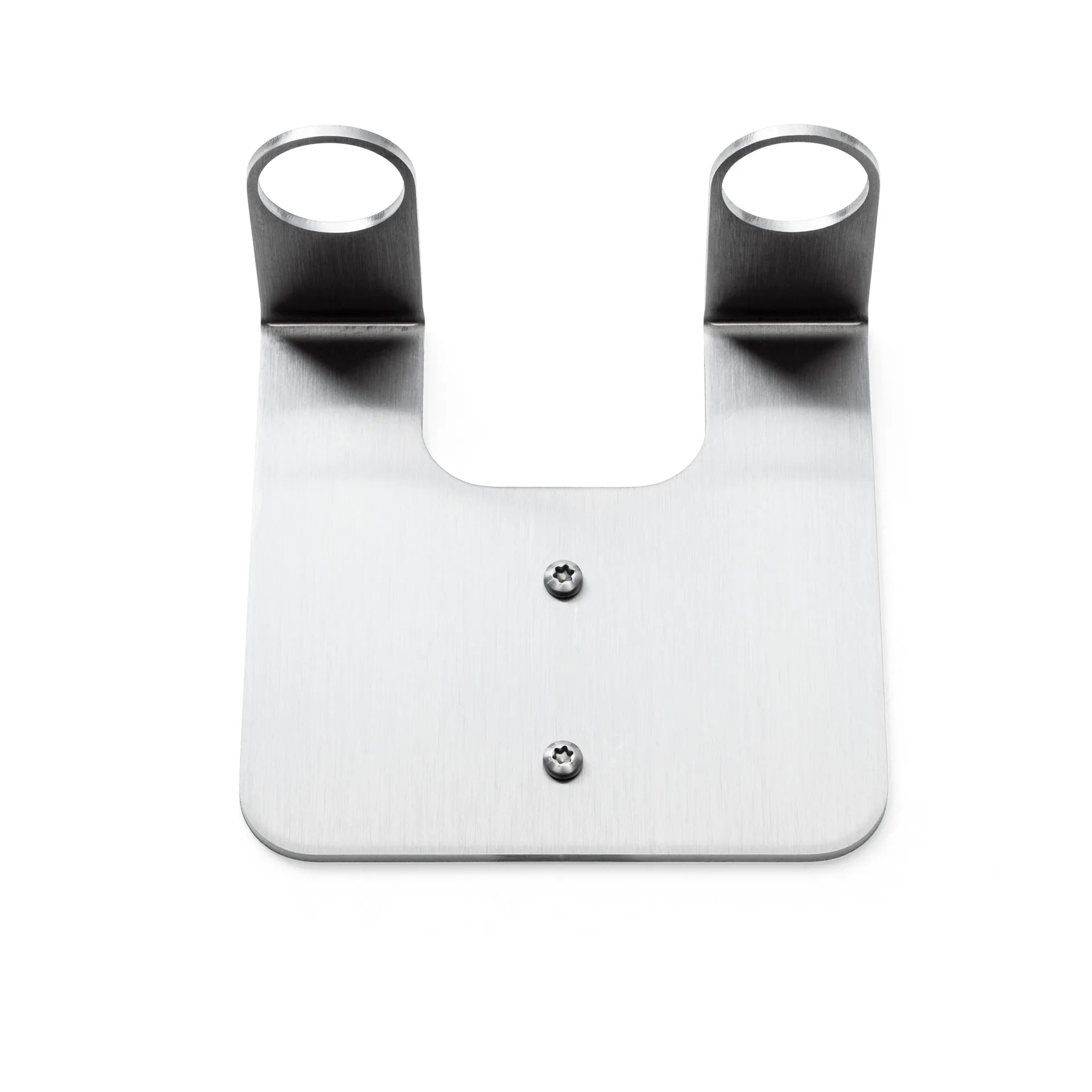 Nichba porte-savon, Acier inoxydable brossé, double Nichba