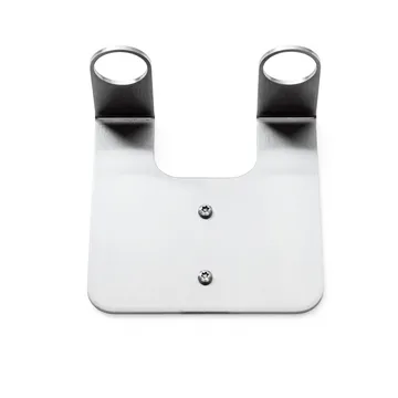 Nichba porte-savon - Acier inoxydable brossé, double - Nichba