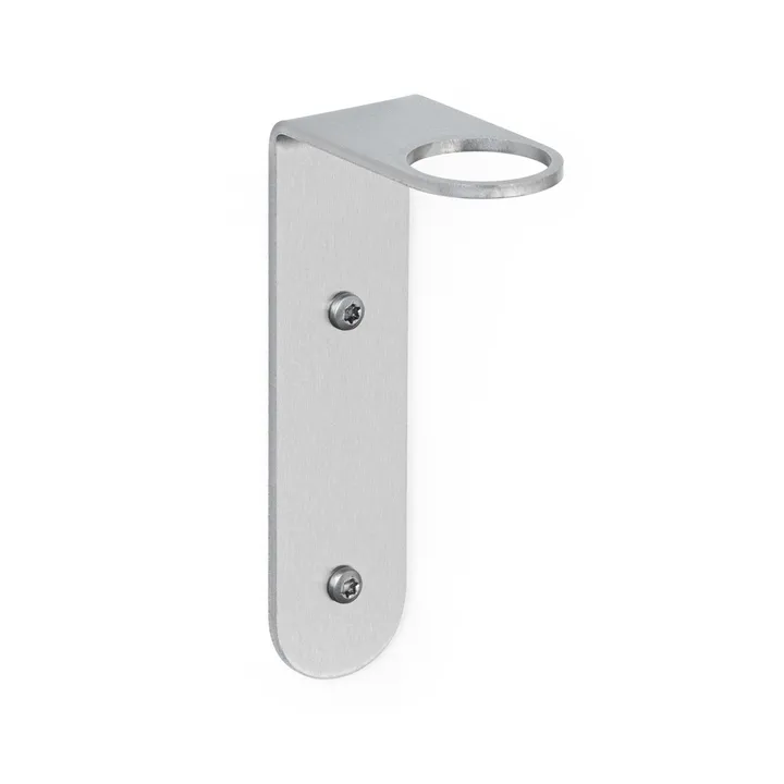 Nichba porte-savon - Acier inoxydable brossé, simple - Nichba