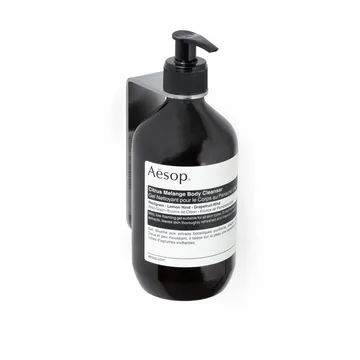 Nichba porte-savon - Acier inoxydable brossé, simple - Nichba