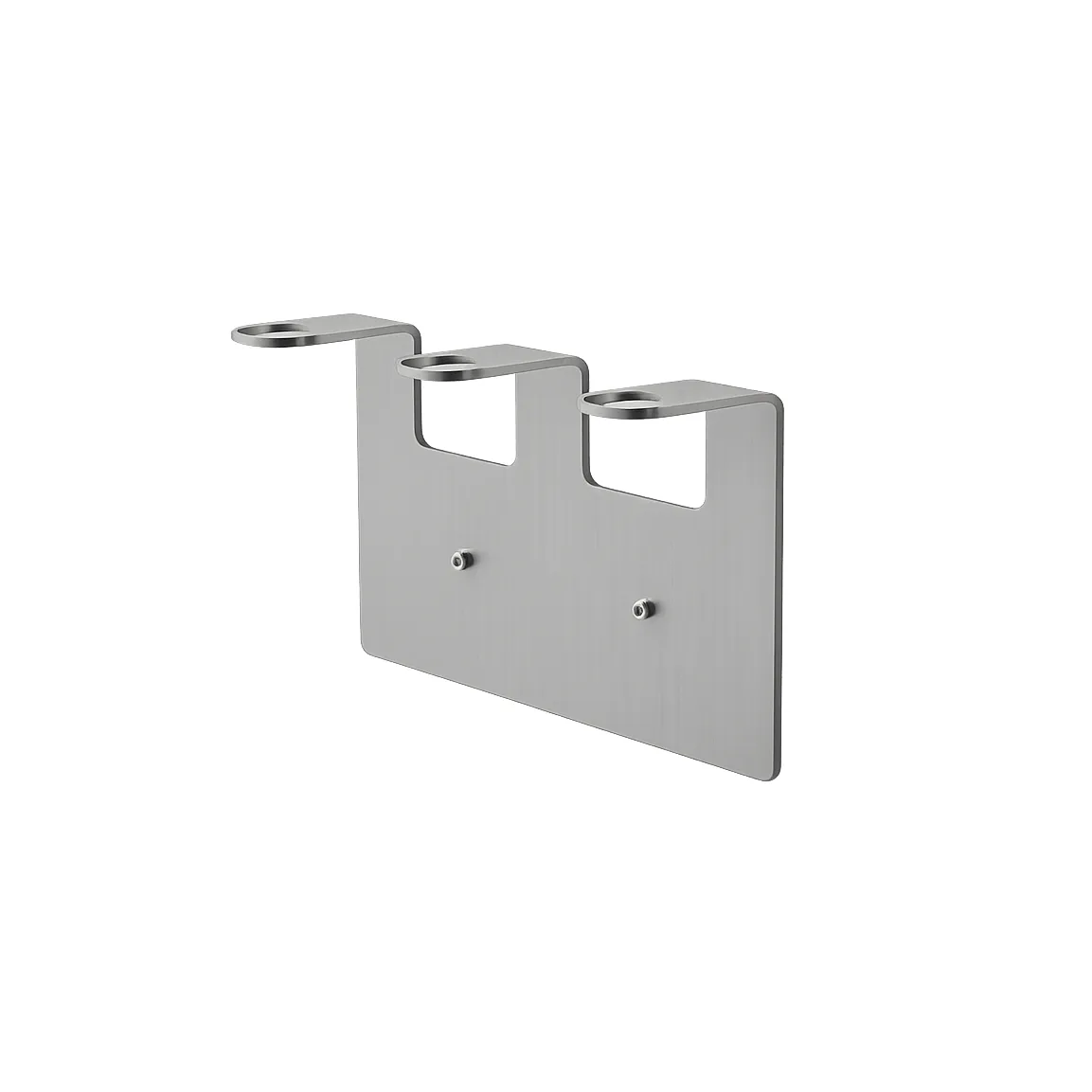 Nichba porte-savon, Acier inoxydable brossé, triple Nichba