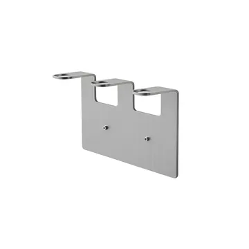 Nichba porte-savon - Acier inoxydable brossé, triple - Nichba