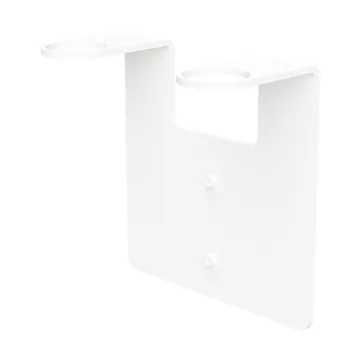 Nichba porte-savon - Blanc, double - Nichba