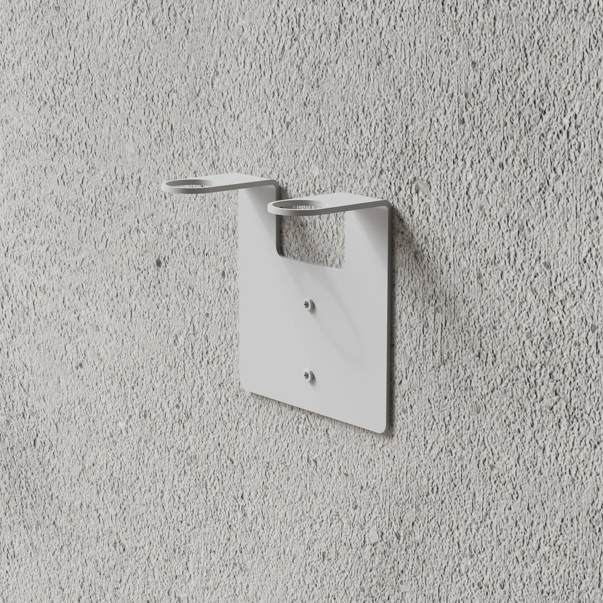 Nichba porte-savon, Blanc, double Nichba