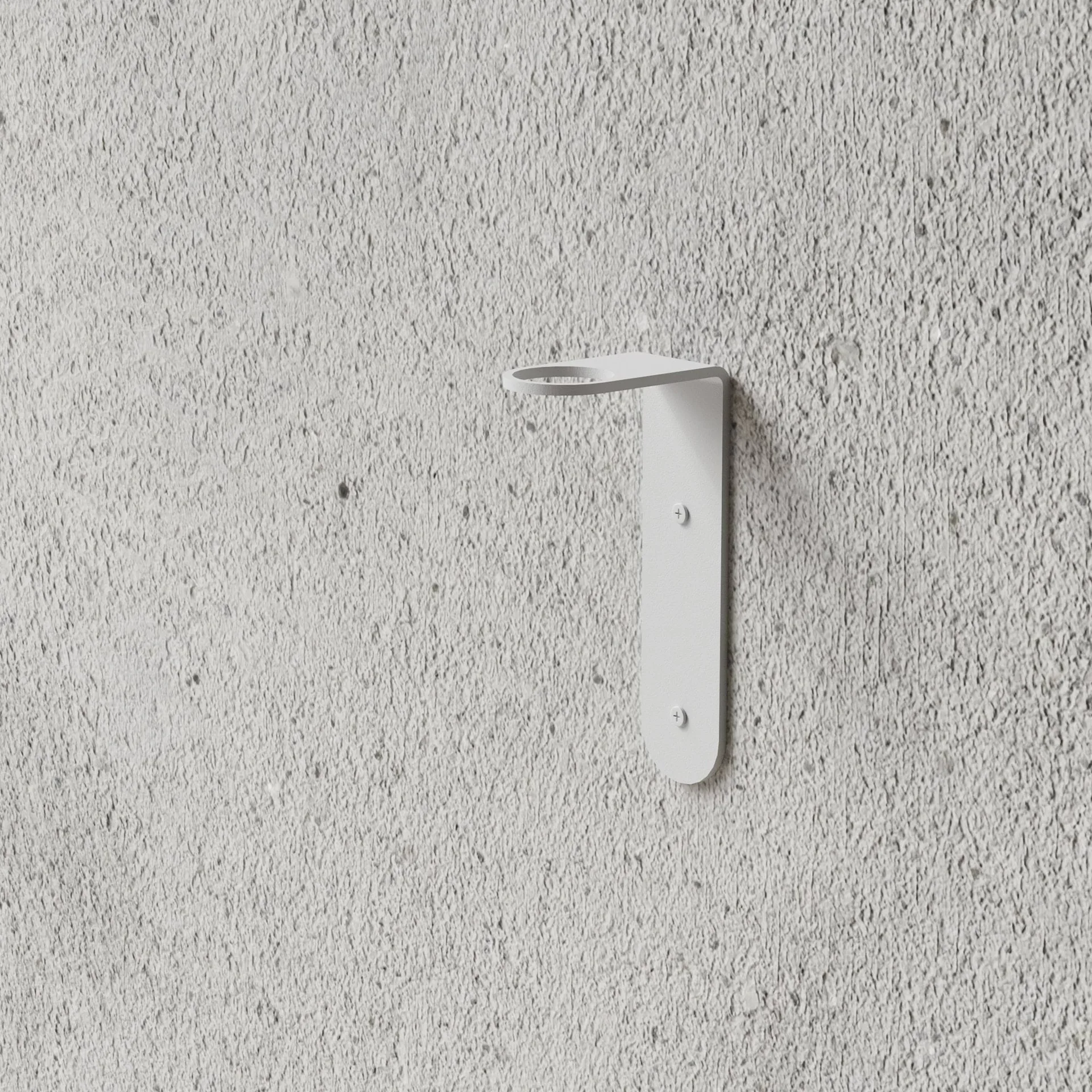 Nichba porte-savon, Blanc, simple Nichba